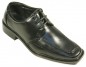 Preview: Festive boys shoes black with constriction