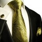 Preview: goldenes Krawatten Set 3tlg