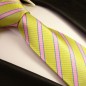 Preview: grün pinkes Krawatten Set 3tlg