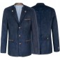 Preview: Traditional mens jacket navy blue leather like Oktoberfest | HT3