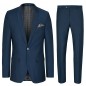 Preview: Blue Men Suit - slim fit - Stretch