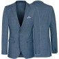 Preview: Anzug Jacke blau grau | Herren Sakko