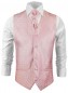 Preview: Wedding vest waistcoat pink baroque