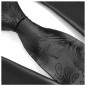 Preview: Black paisley necktie for wedding