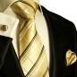 Preview: goldene Krawatten Set 3tlg