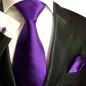 Preview: purple necktie set 3pcs