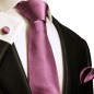 Preview: dark pink necktie set 3pcs