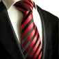 Preview: black red silk tie
