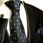 Preview: black necktie set 3pcs