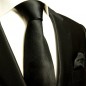 Preview: black necktie set 2pcs