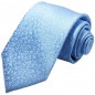 Preview: Light blue floral necktie - mens tie