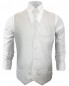 Preview: ivory wedding waistcoat and cravat