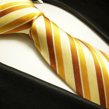 Silk tie Louis Vuitton Gold in Silk - 34617303
