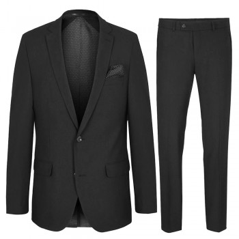 Mens suit anthracite dress suit for men | stretch