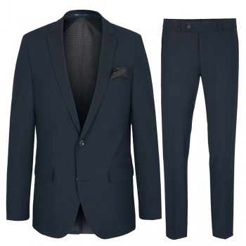 Blauer Anzug Herren modern | Stretch Anzug