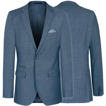 Anzug Jacke blau grau | Herren Sakko