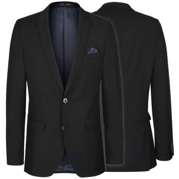 Mens dress suit Jacket black | Slim Fit