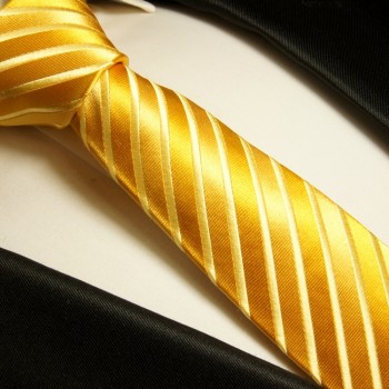 gold skinny necktie