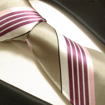 gray pink necktie