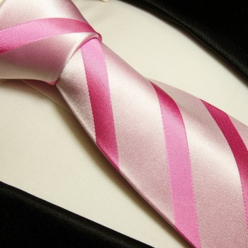 pink necktie set 3pcs