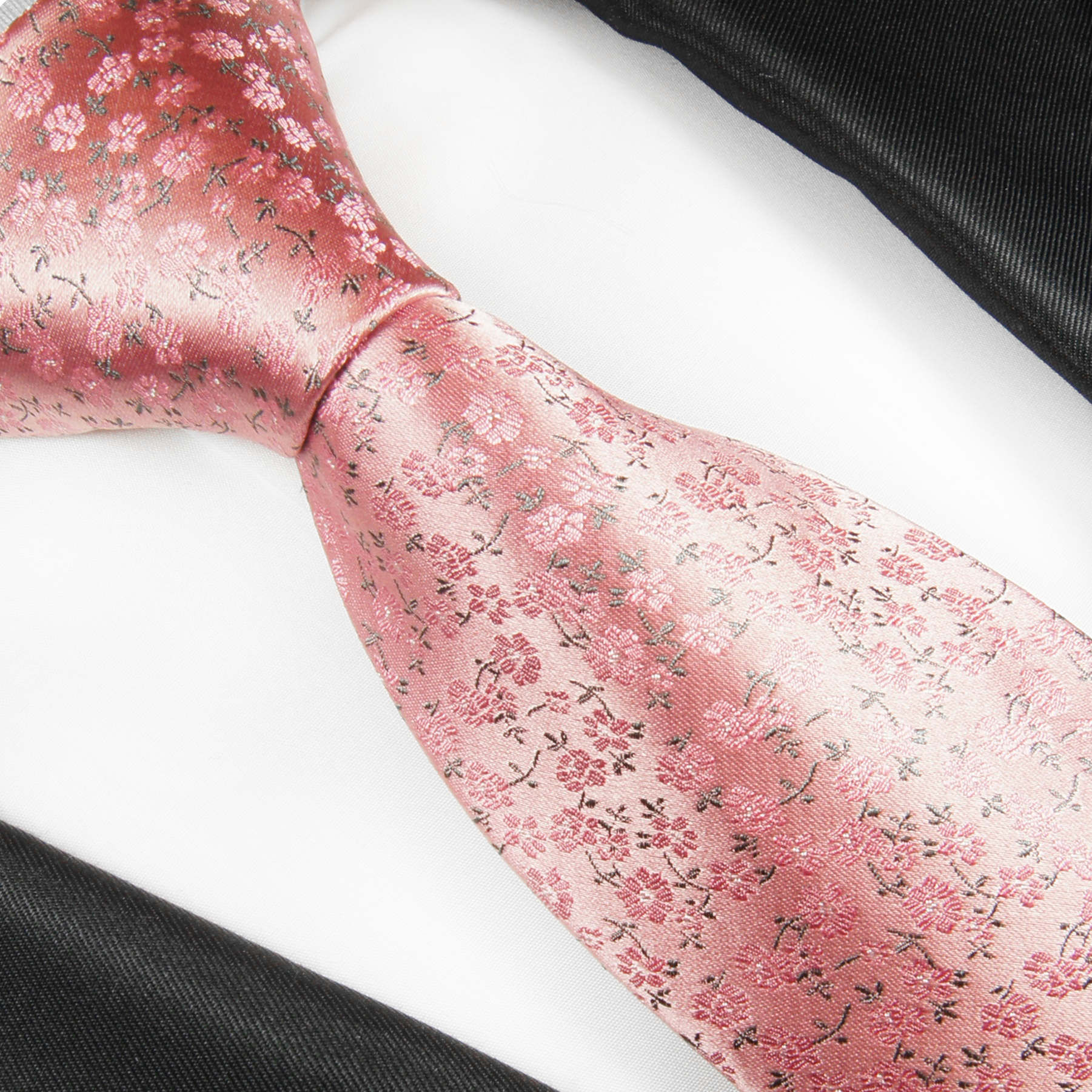 Krawatte pink Blumen 2056 | BESTELLEN Paul Malone Shop - JETZT