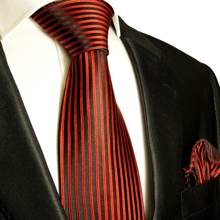 Красно черный галстук