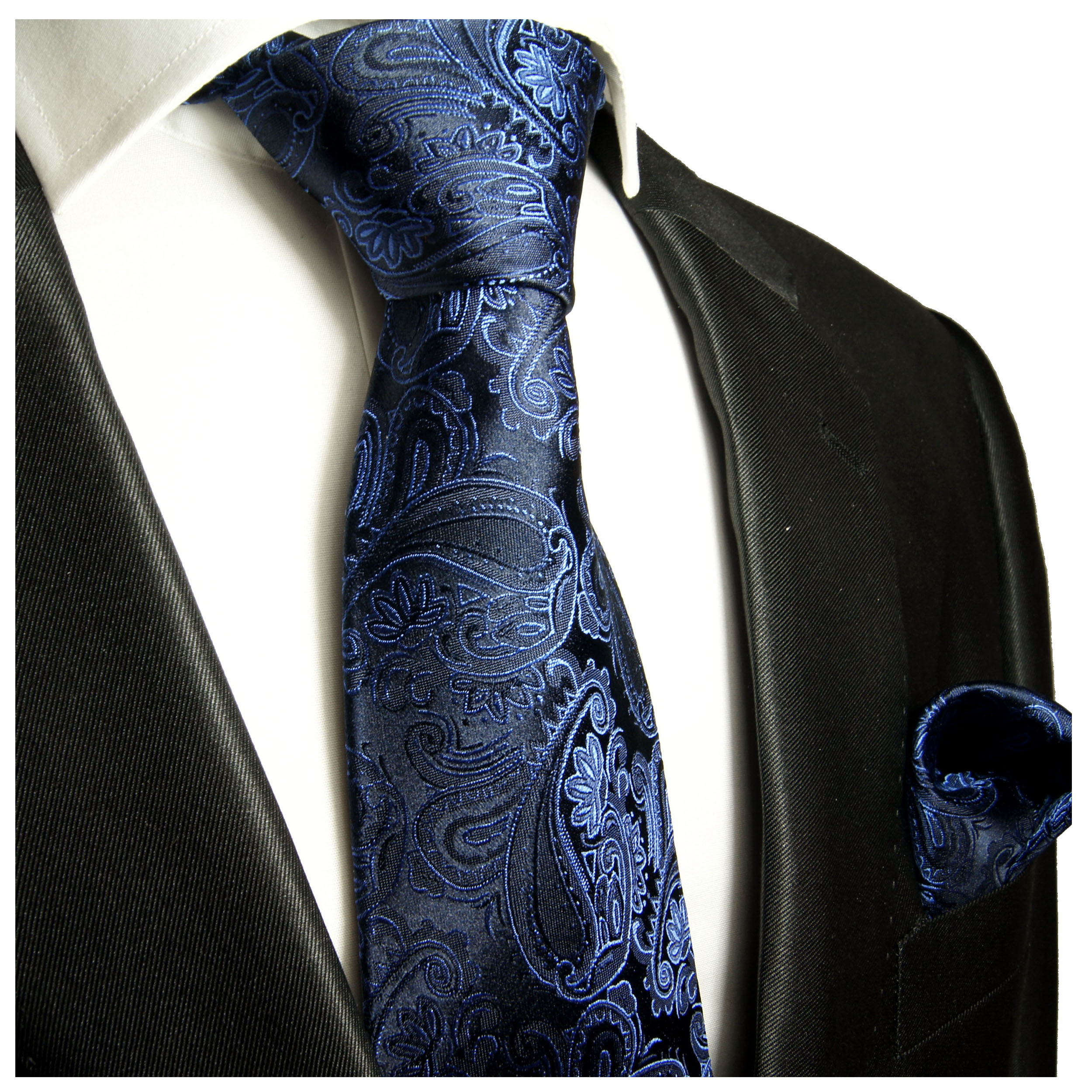 Krawatte blau paisley 518 Paul JETZT Malone | Shop - BESTELLEN