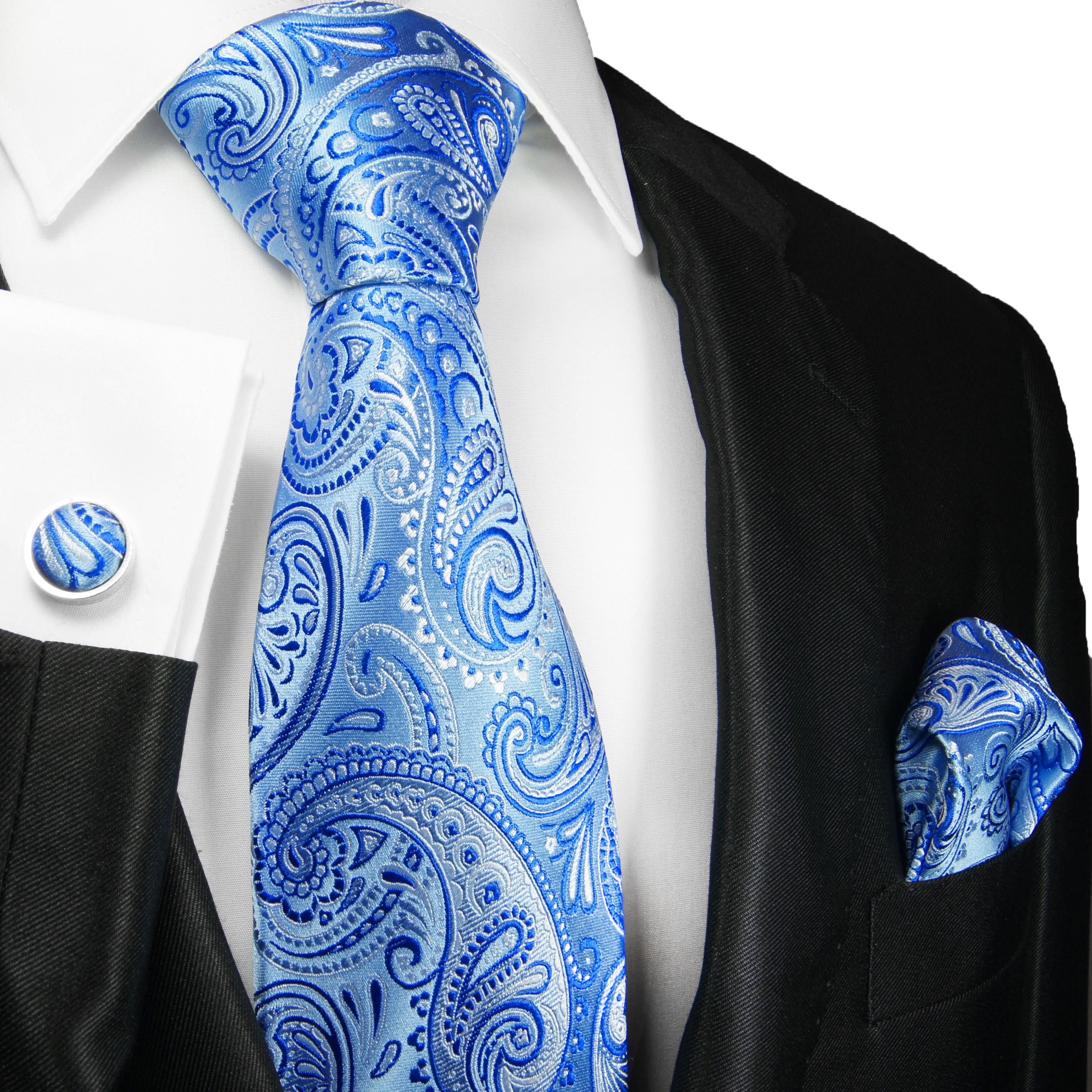 Krawatte blau jetzt paisley | bestellen Shop Paul 2102 Malone 