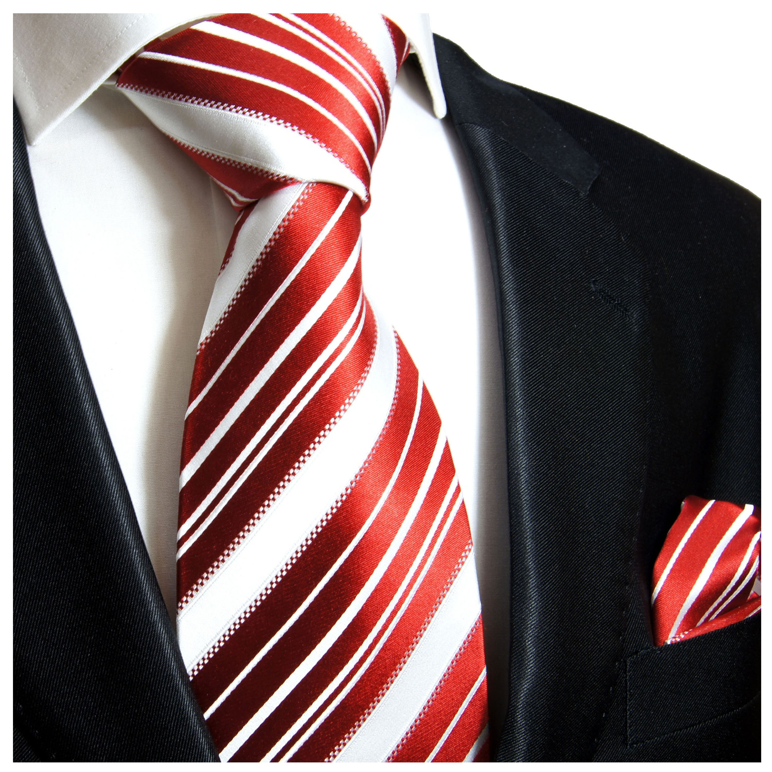 Krawatte rot | Shop JETZT 445 schwarz Seide BESTELLEN Malone - Paul
