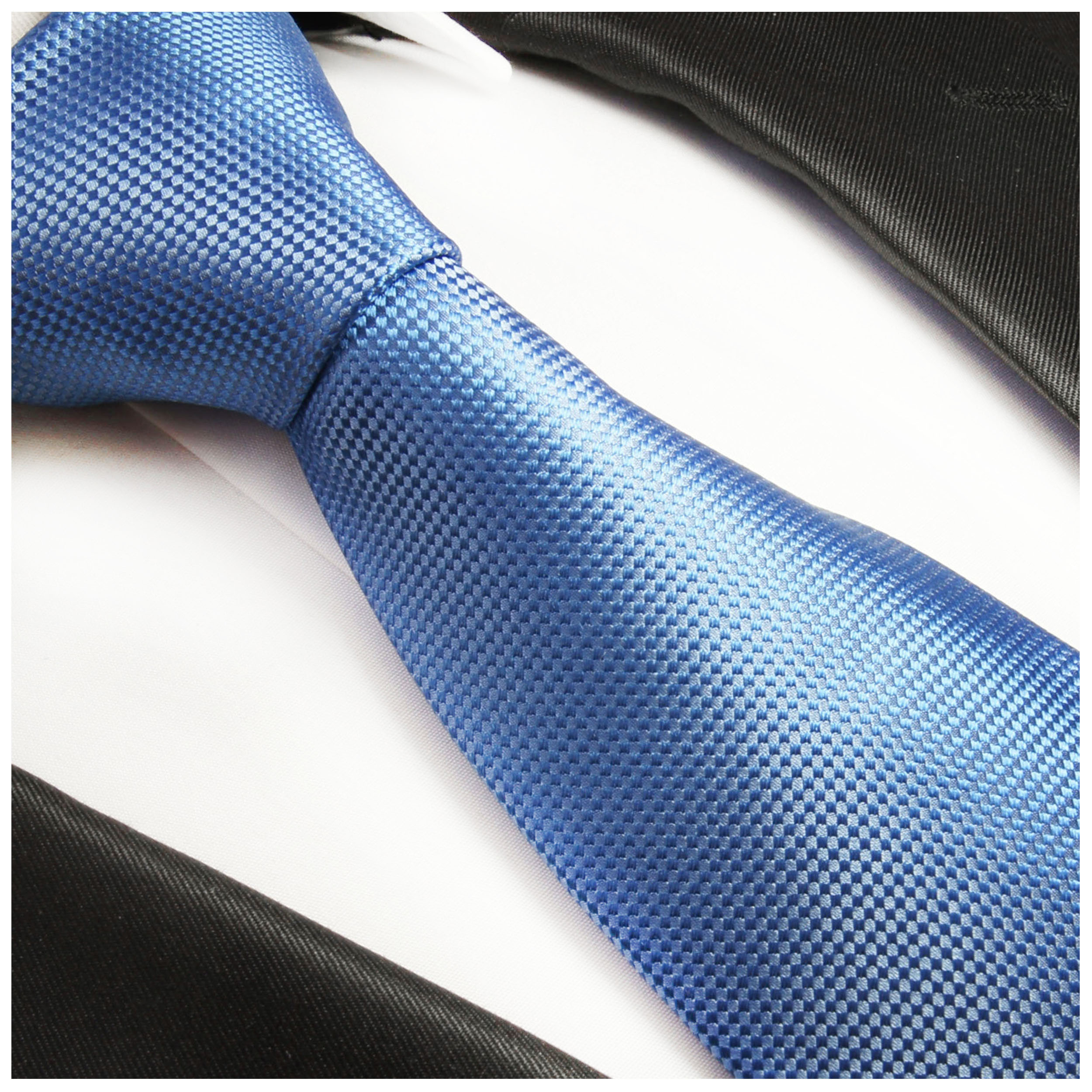 Krawatte blau uni Malone 898 | bestellen Paul - jetzt Shop