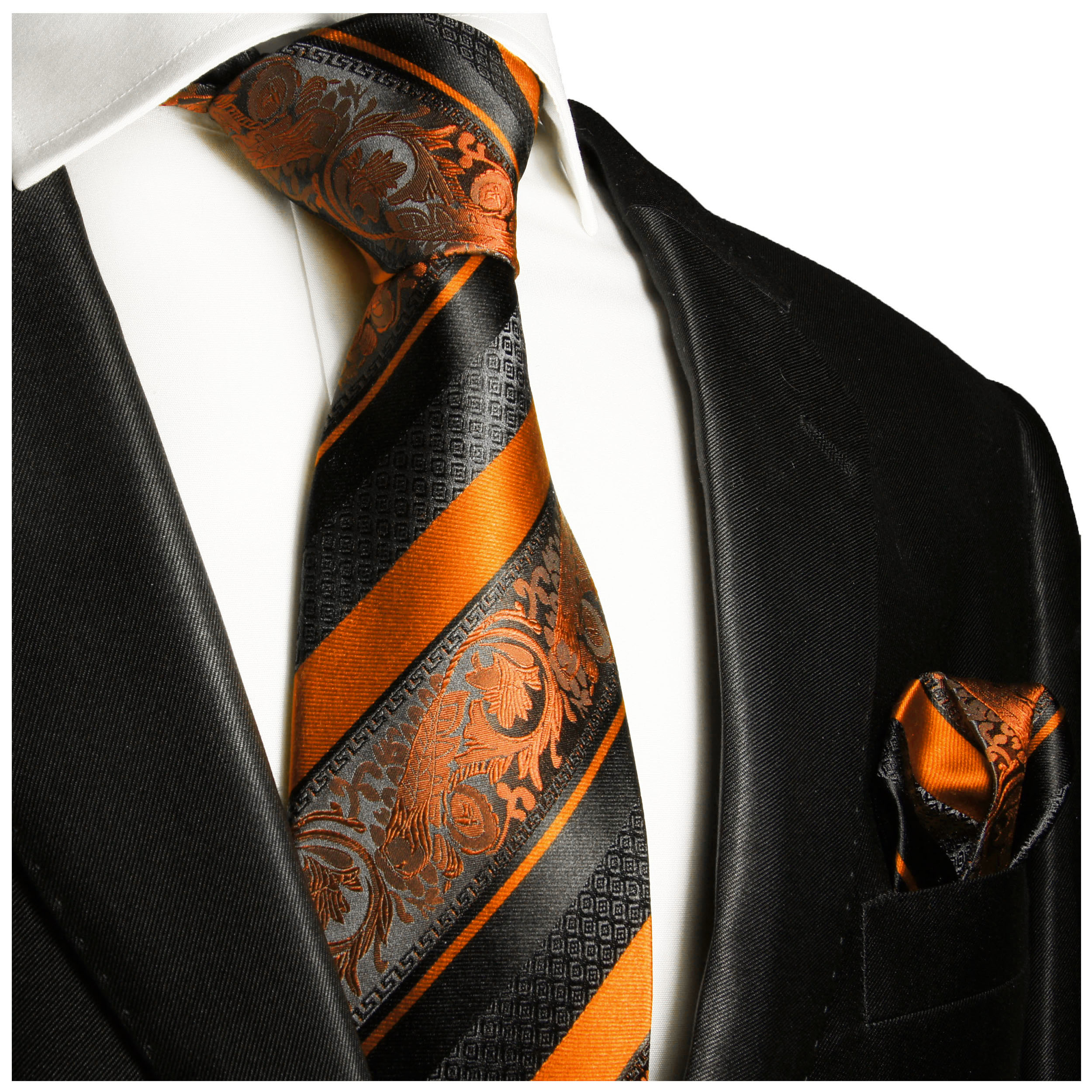 mens orange tie