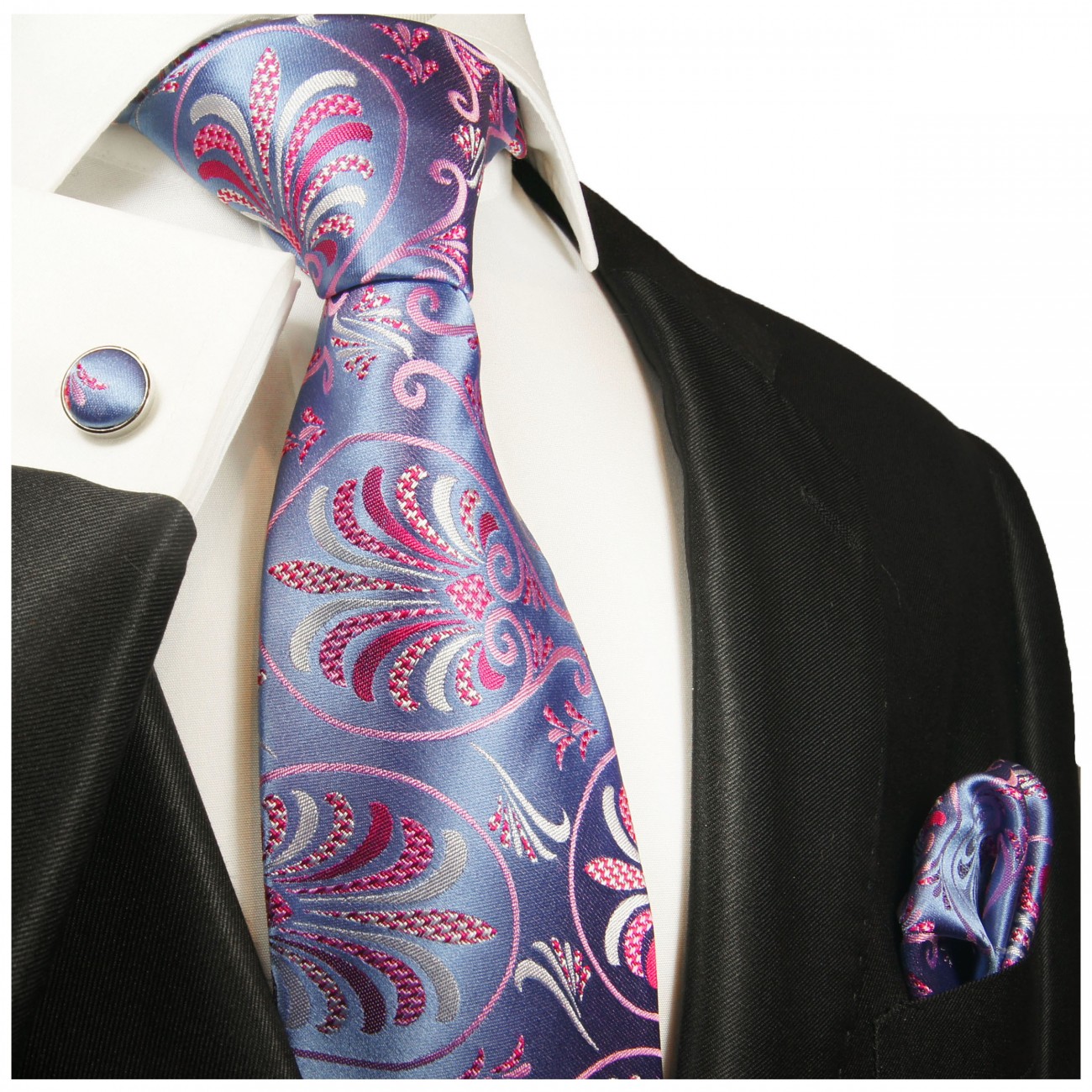 - Krawatte floral 1011 blau Paul jetzt Malone bestellen | Shop