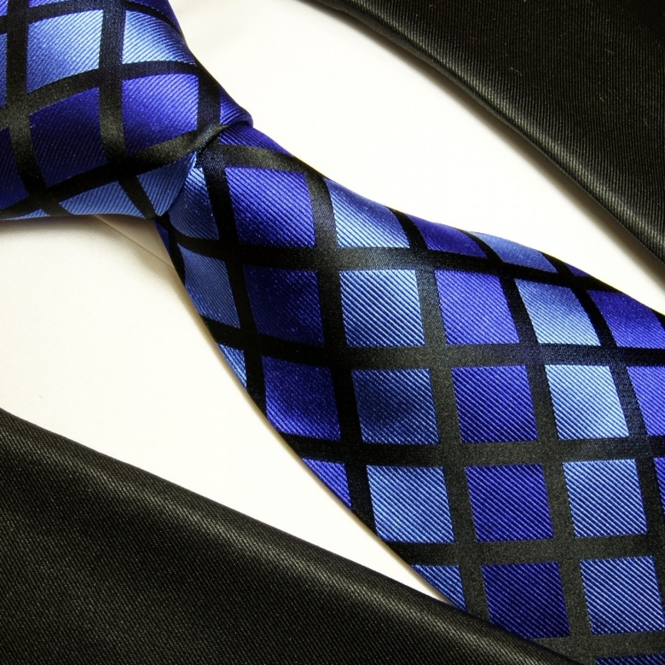 blue necktie set 3pcs