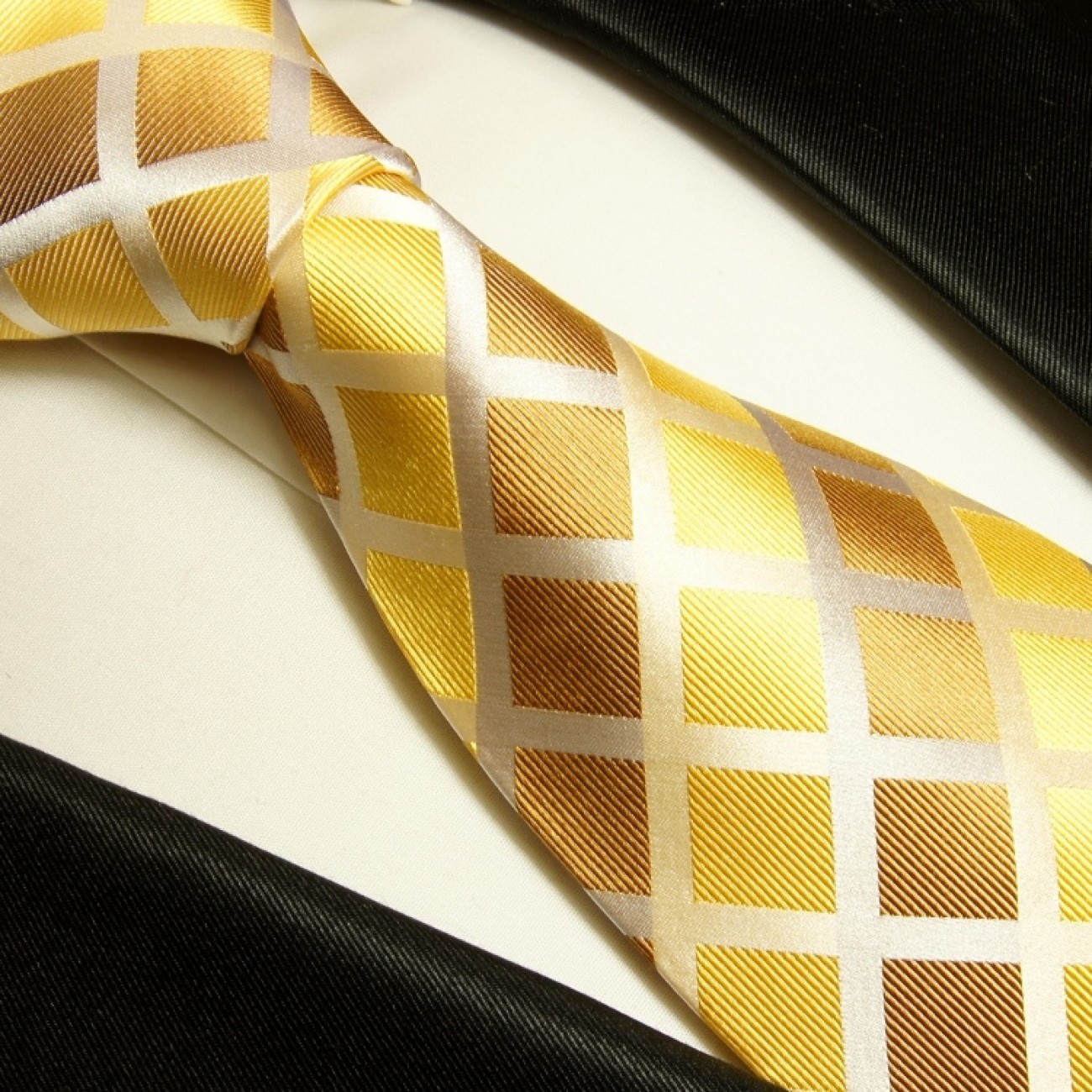 gold brown necktie