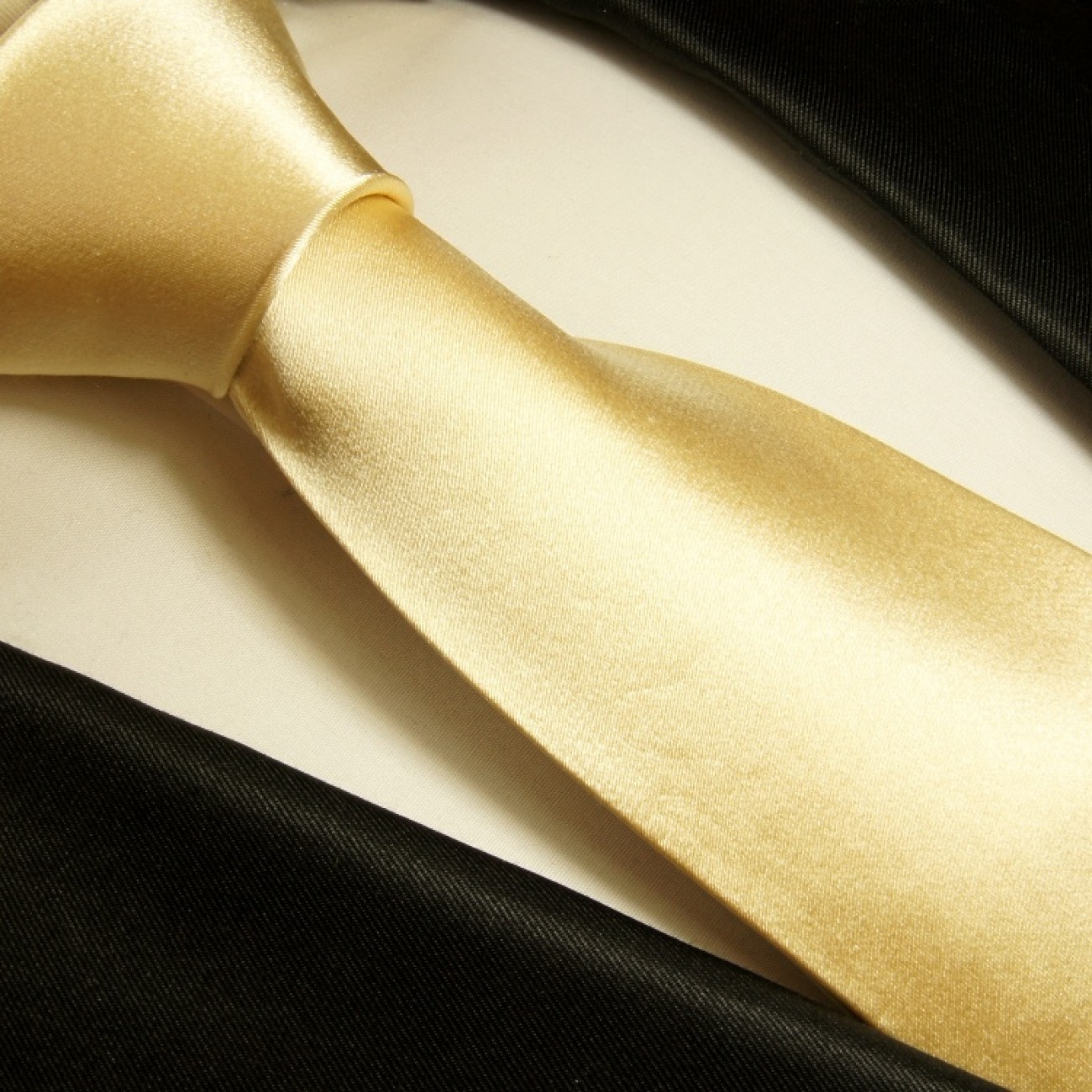 goldene Krawatten Set 3tlg