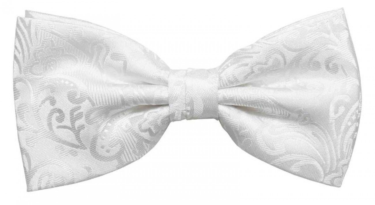 White boys bow tie - bowtie