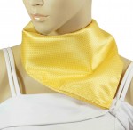 Paul Malone ladies scarf solid yellow 506